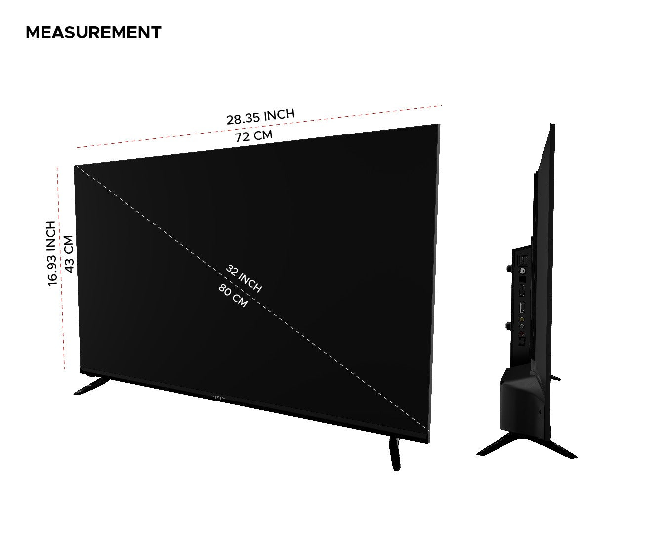 HM 32 HDGAVE (32" GOOGLE HD)